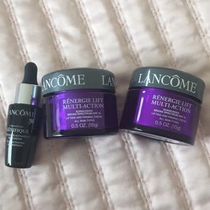 Set of 2 Lancôme lotions and 1 oil